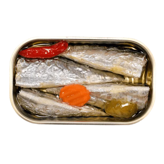 Minerva Sardines In Spicy Olive Oil With Carrots & Pepper