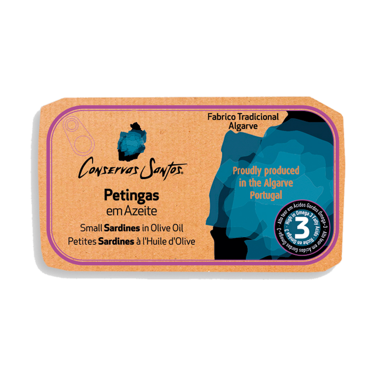 Campo Santos small sardines (petingas) in olive oil, 120g tin