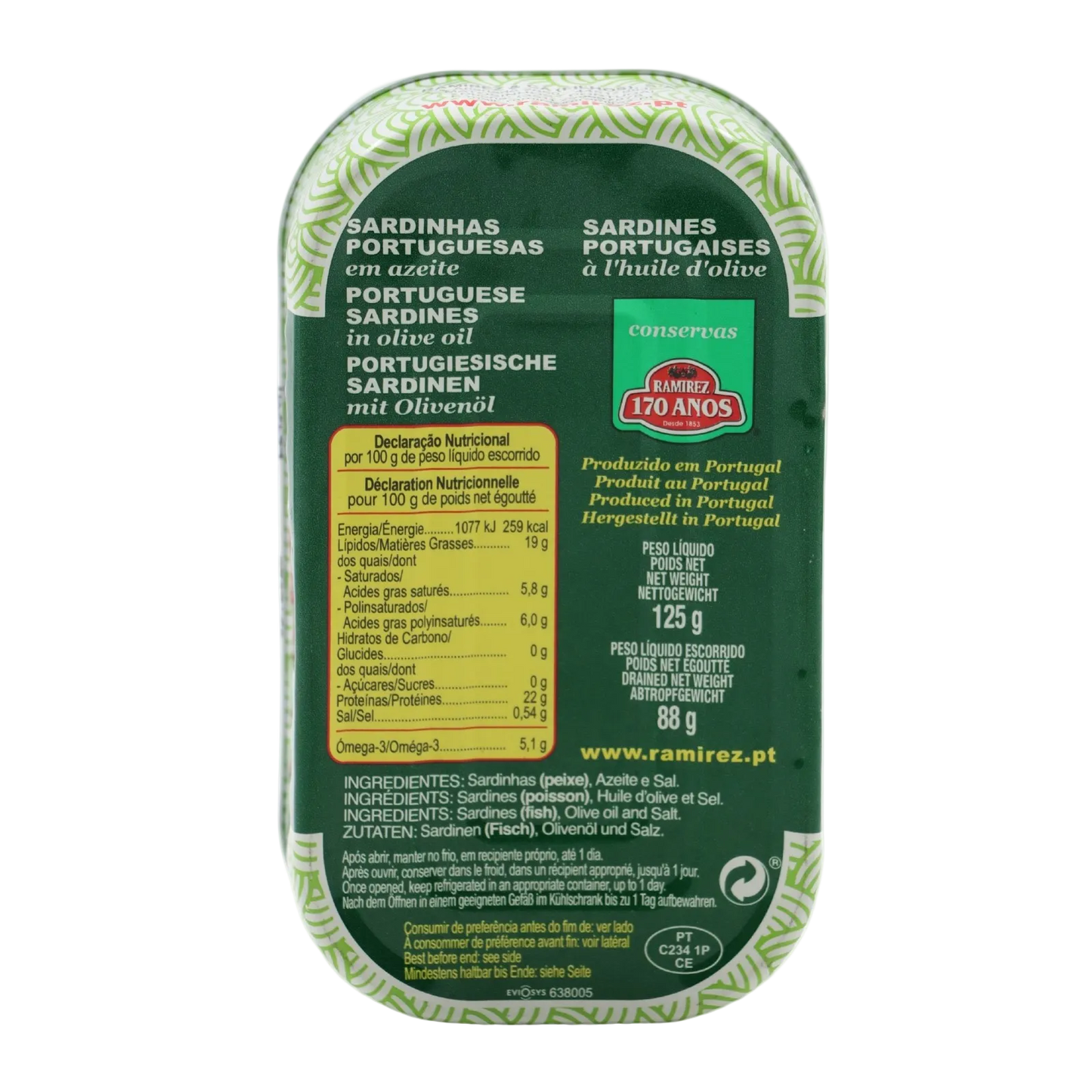 Ramirez Portuguese Sardines in Olive Oil