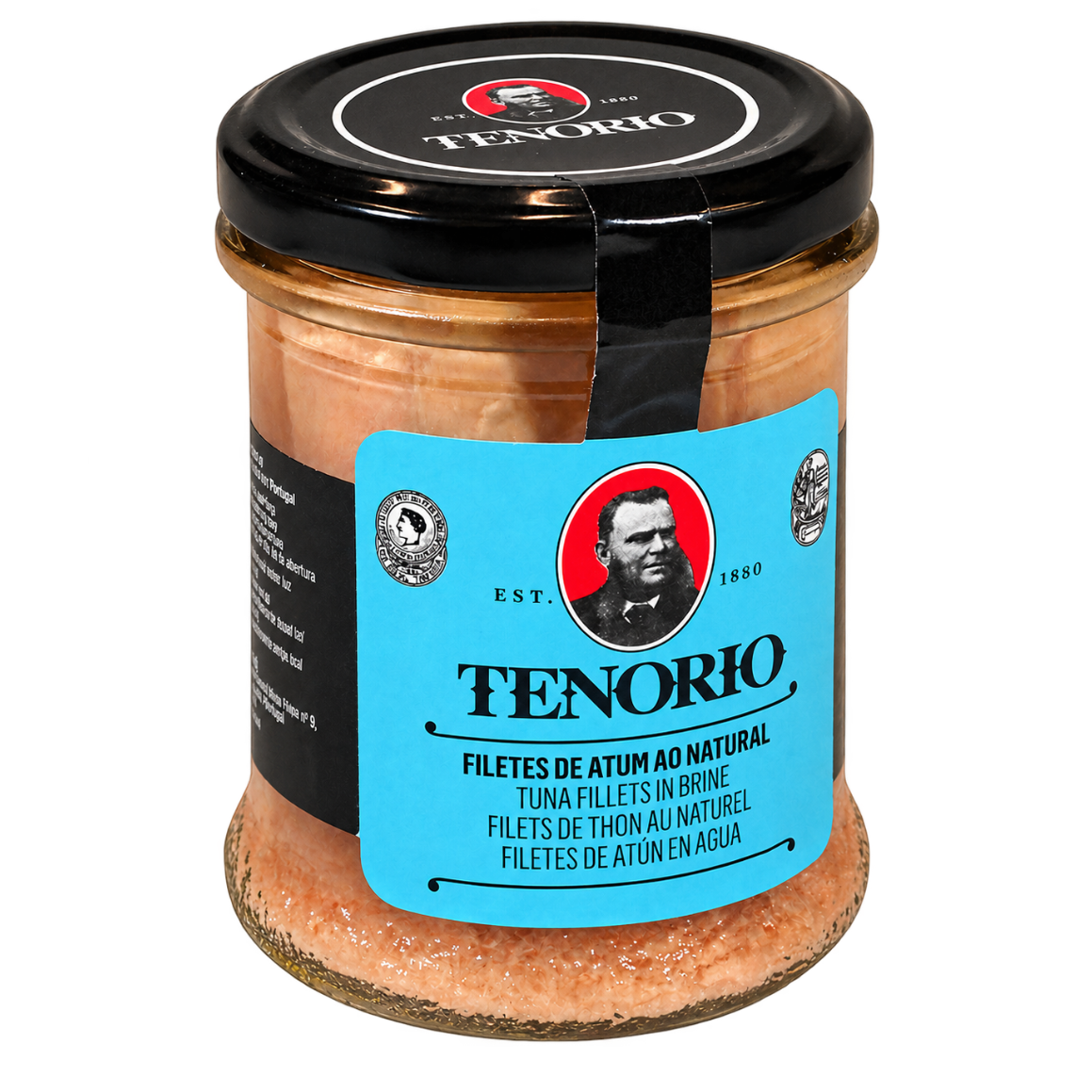 Tenório tuna fillets in brine 200g