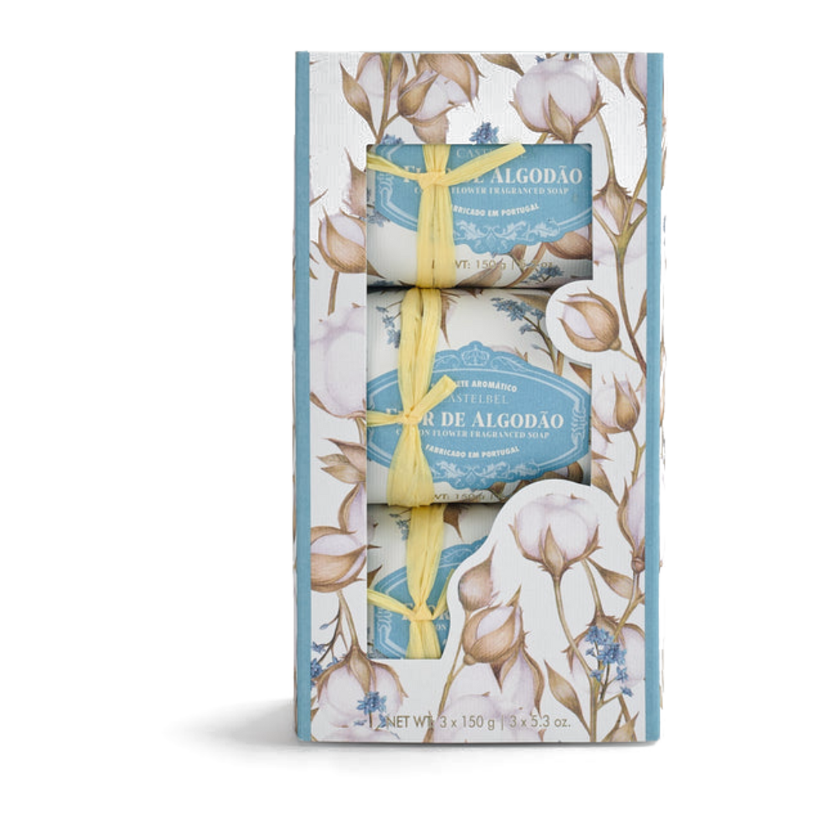 Castelbel Cotton Flower Soap Set 3x150g