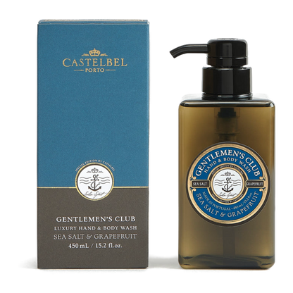 Gentlemen's Club Sea Salt & Grapefruit Hand Body Wash 450ml