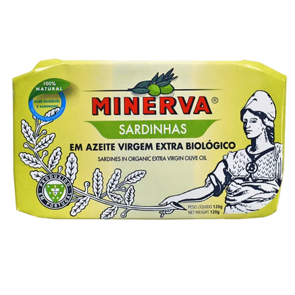 Minerva portugalų sardinės alyvuogių aliejuje degustacijai (4 x 120 g)