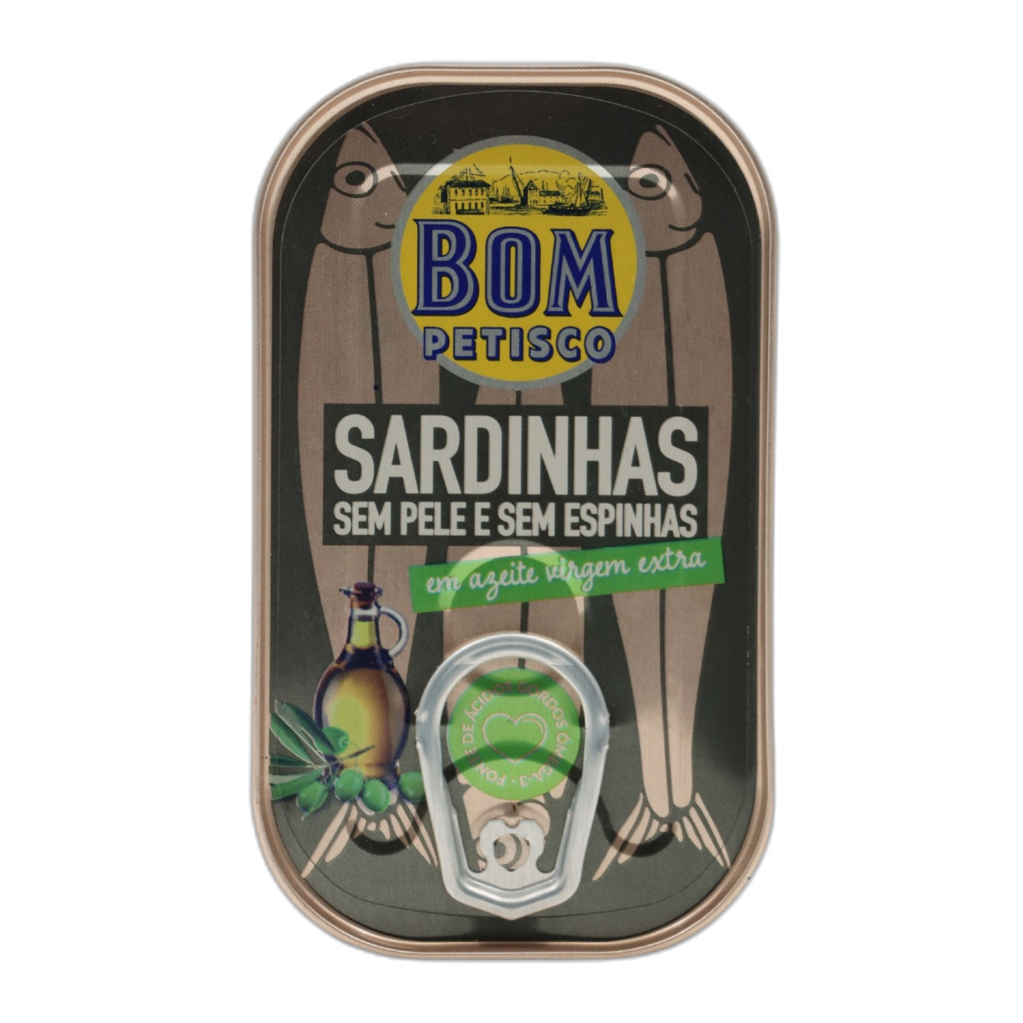 Skinless and boneless sardines in extra virgin olive oil