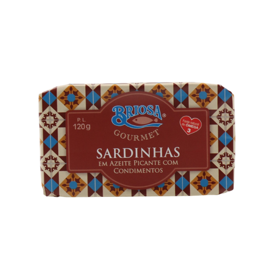 Sardinhas Gourmet Briosa em Azeite com especiarias