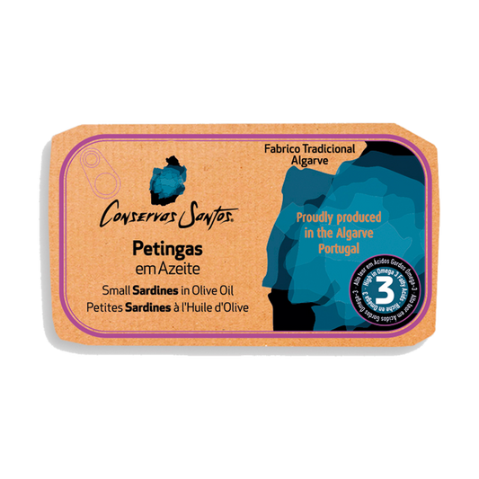 Campo Santos small sardines (petingas) in olive oil, 120g tin