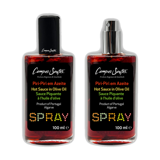Campo Santos piri-piri olive oil spray, 100ml bottle